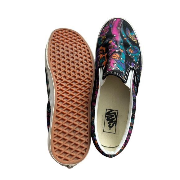 VANS Trippy Drip Psychedelic Slip On Sneakers Mens 9.5 / Women's 11 - Picture 4 of 9